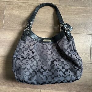 COACH- Large Scout Cloth Hobo Bag